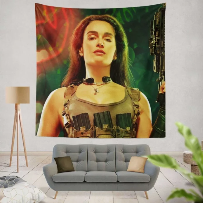 Ana de la Reguera as Maria Cruz in Army of the Dead Movie Wall Hanging Tapestry