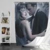 Anastasia and Christian Grey in Fifty Shades Darker Movie Bath Shower Curtain