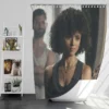 Army of Thieves Movie Nathalie Emmanuel Bath Shower Curtain