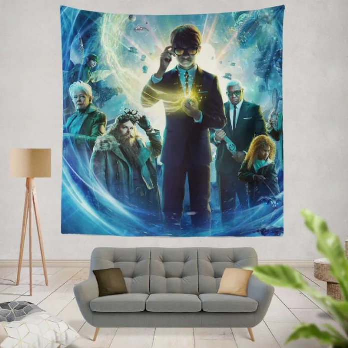 Artemis Fowl Movie Josh Gad Judi Dench Colin Farrell Wall Hanging Tapestry