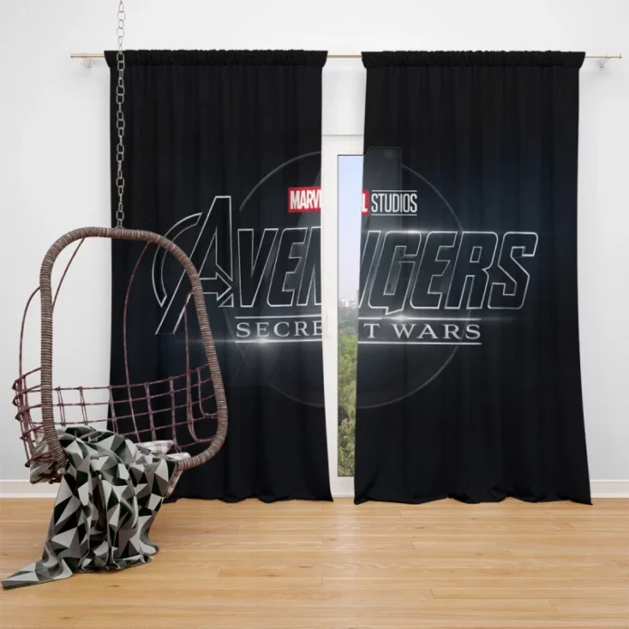 Avengers Secret Wars Marvel Movie Window Curtain