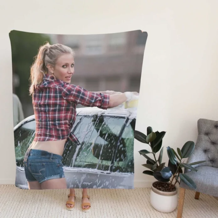 Bad Teacher Movie Cameron Diaz Fleece Blanket