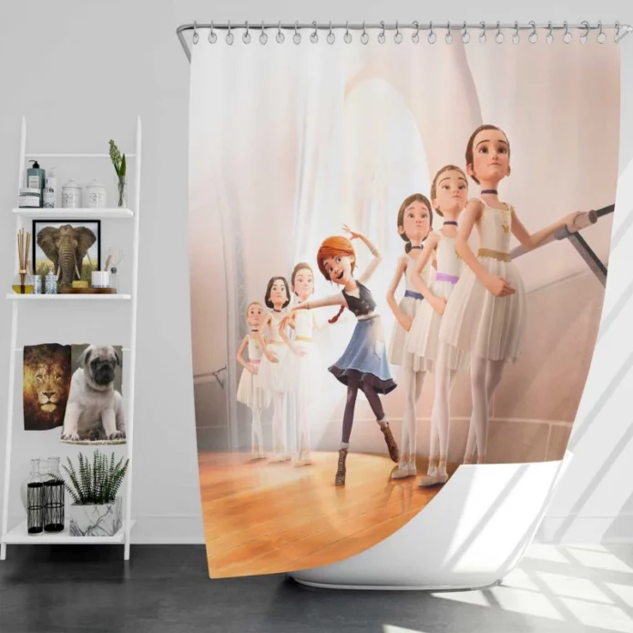 Ballerina Movie Felicie Milliner Bath Shower Curtain