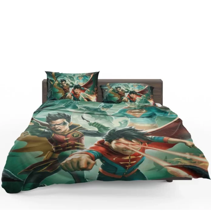 Batman and Superman Battle of the Super Sons Movie Bedding Set