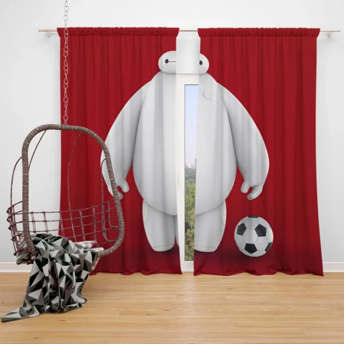 Baymax in Big Hero 6 Film Window Curtain