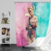 Birds of Prey DC Movie Margot Robbie Bath Shower Curtain