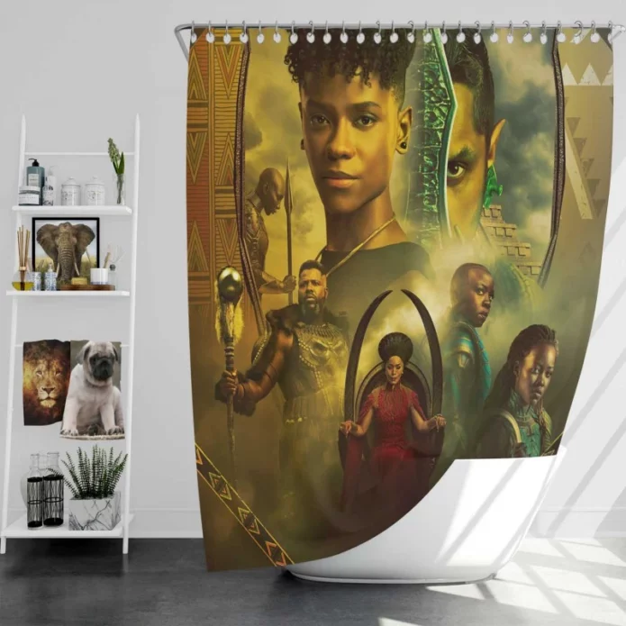 Black Panther Wakanda Forever Movie Namor the Sub-Mariner Bath Shower Curtain
