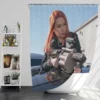 Boss Level Movie Meadow Williams Bath Shower Curtain