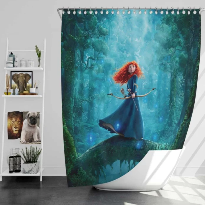 Brave Movie Merida Bath Shower Curtain