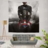 Captain America The First Avenger Film Steve Rogers Shield Wall Hanging Tapestry