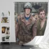 Captain America The First Avenger Movie Steve Rogers Bucky Barnes Bath Shower Curtain