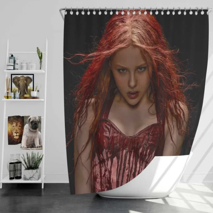 Carrie Movie Bath Shower Curtain