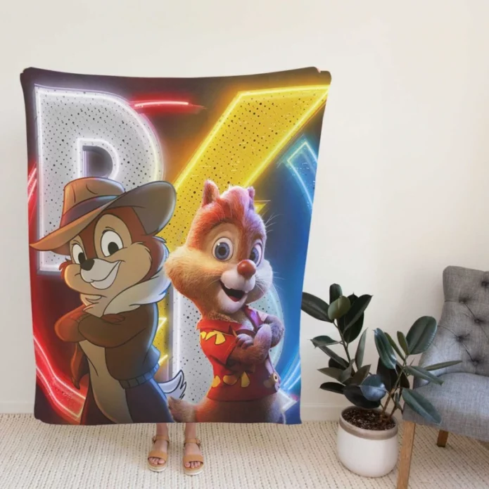 Chip n Dale Rescue Rangers Movie Fleece Blanket