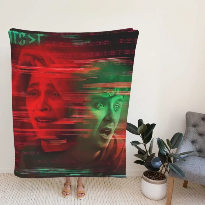 Choose Or Die Movie Iola Evans Asa Butterfield Fleece Blanket