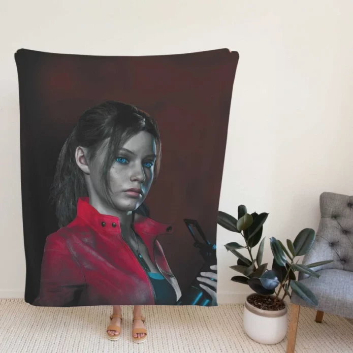 Claire REDfield Movie Claire Redfield Fleece Blanket