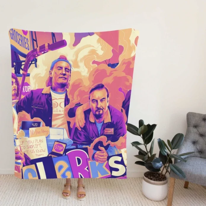 Clerks III Movie Fleece Blanket