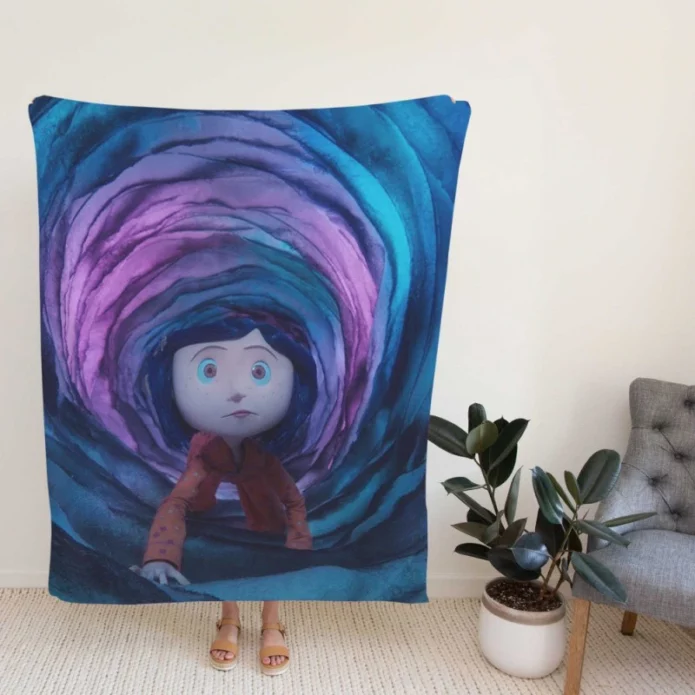 Coraline Movie Fleece Blanket