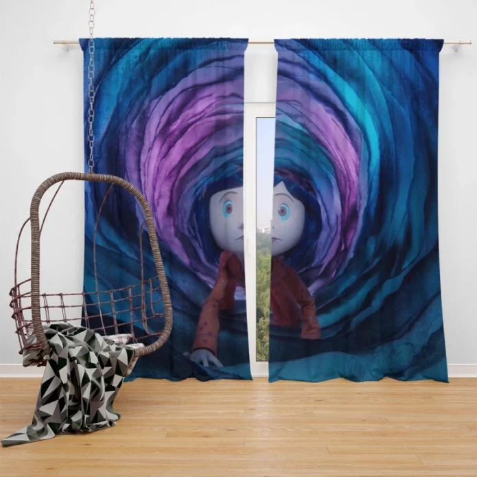 Coraline Movie Window Curtain