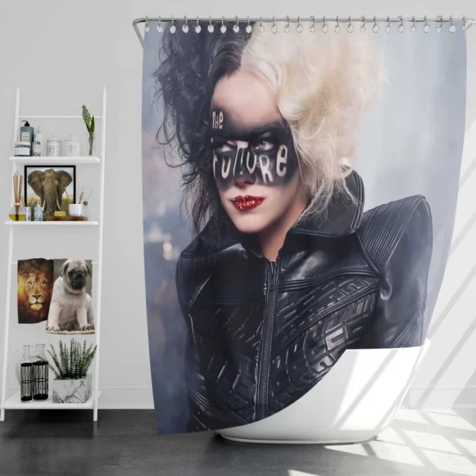 Cruella Movie Bath Shower Curtain