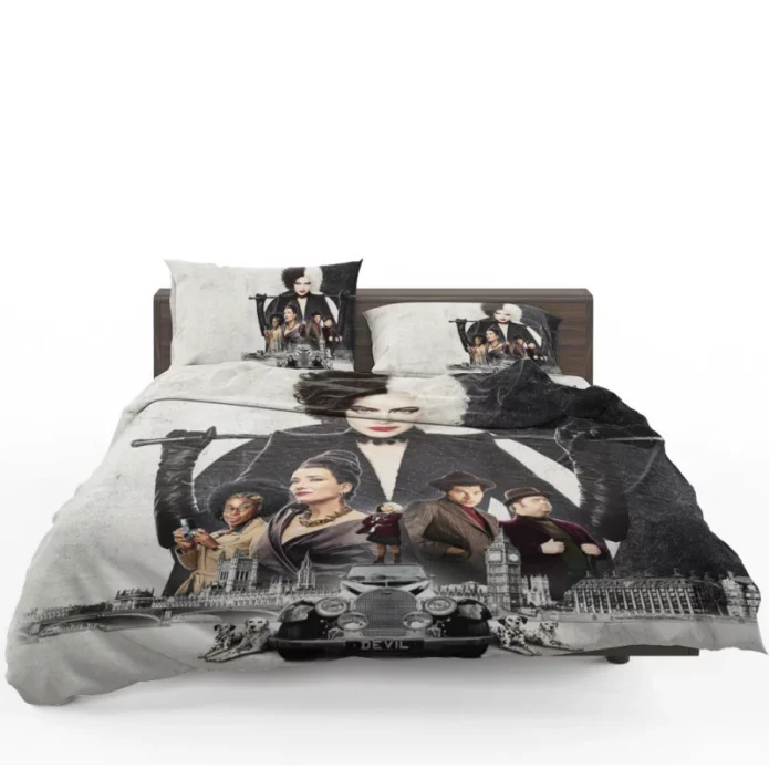 Cruella de Vil Movie Emma Stone Bedding Set