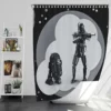 DARK FORCES Movie Dark Trooper Bath Shower Curtain