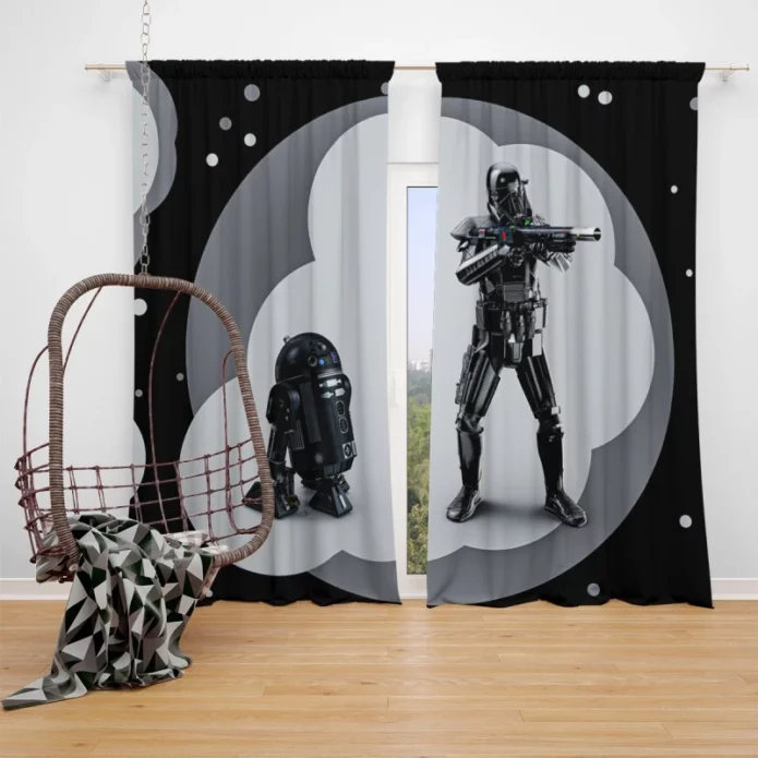 DARK FORCES Movie Dark Trooper Window Curtain
