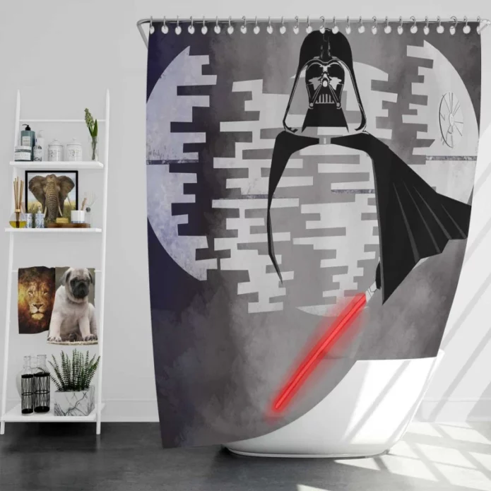 Darth Vader Movie Darth Vader Death Star Bath Shower Curtain