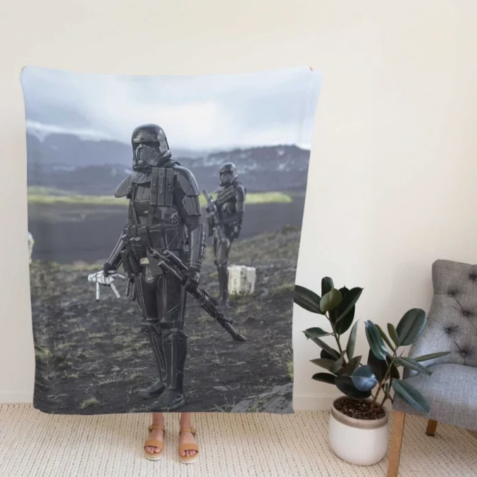 Death Squad Trooper Movie Death Squad Stormtrooper Fleece Blanket