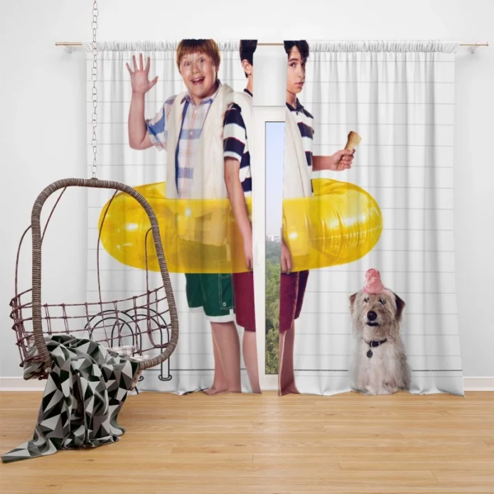 Diary of a Wimpy Kid Dog Days Movie Window Curtain