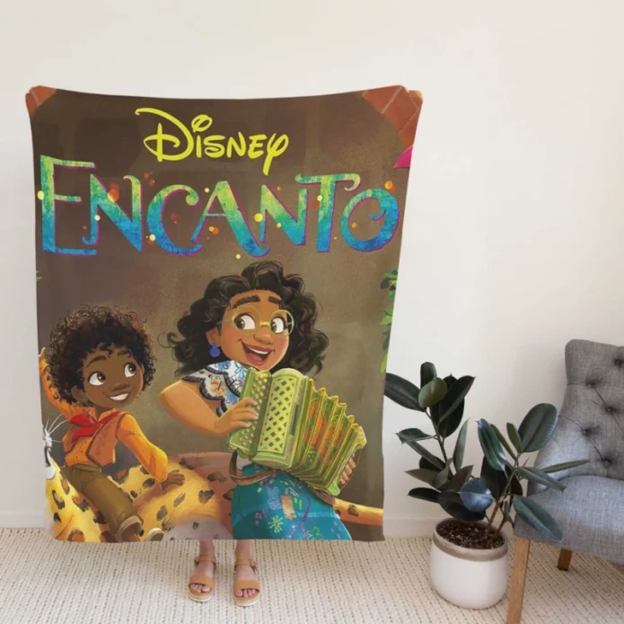 Disney Encanto Kids Movie Madrigal Fleece Blanket