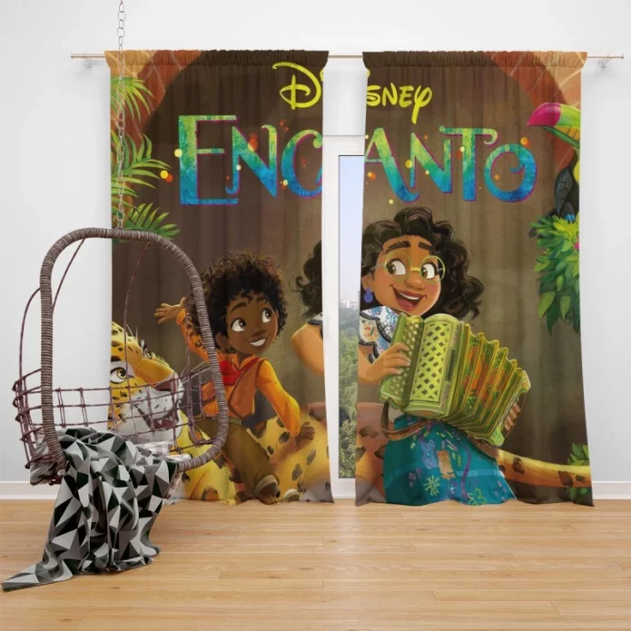 Disney Encanto Kids Movie Madrigal Window Curtain