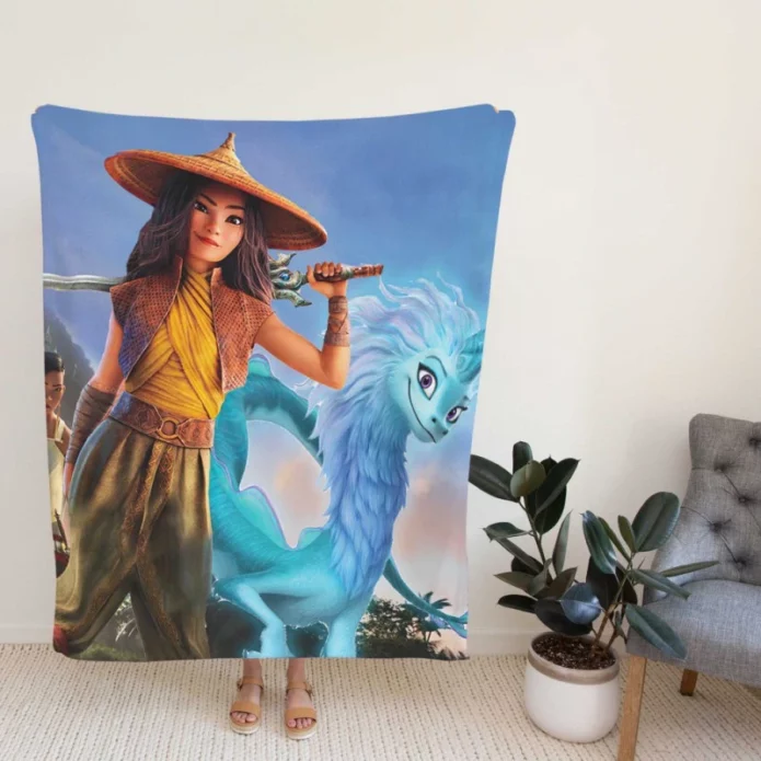 Disney Raya and the Last Dragon Movie Fleece Blanket