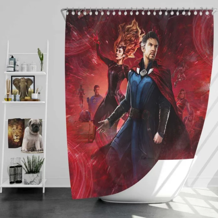 Doctor Strange in the Multiverse of Madness MCU Bath Shower Curtain