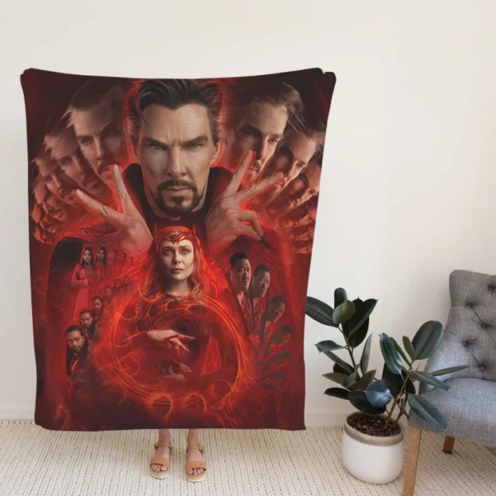 Doctor Strange in the Multiverse of Madness Movie Fleece Blanket