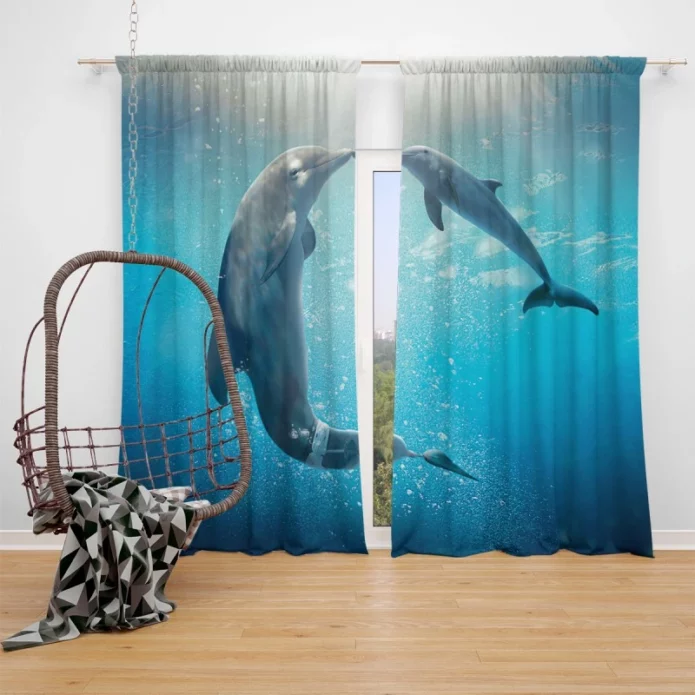 Dolphin Tale 2 Movie Window Curtain