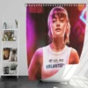 Ella Purnell as Kate Ward in Army of the Dead Movie Bath Shower Curtain