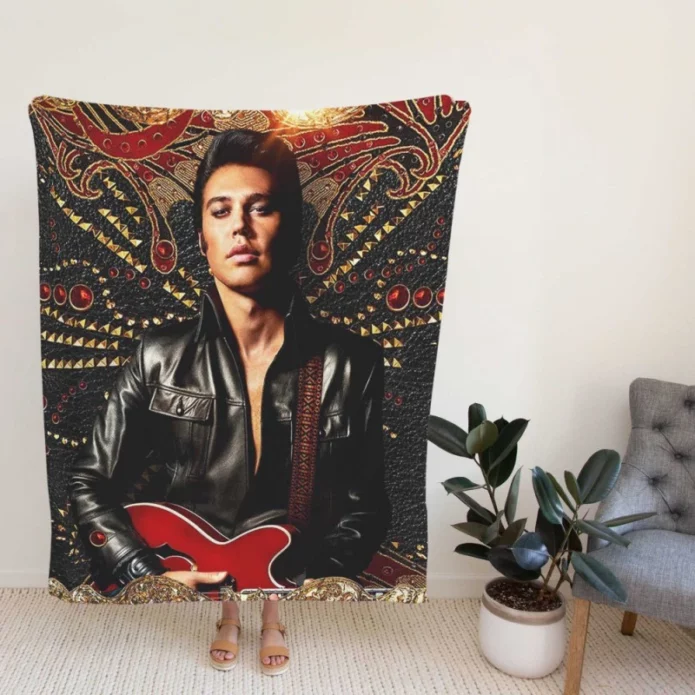 Elvis Movie Austin Butler Fleece Blanket