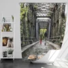 Emily Blunt & John Krasinski in A Quiet Place Part II Movie Bath Shower Curtain