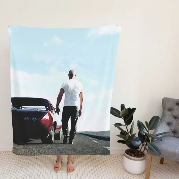 Fast & Furious 6 Movie Dominic Toretto Fleece Blanket