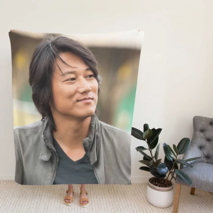 Fast & Furious 6 Movie Han Sung Kang Fleece Blanket