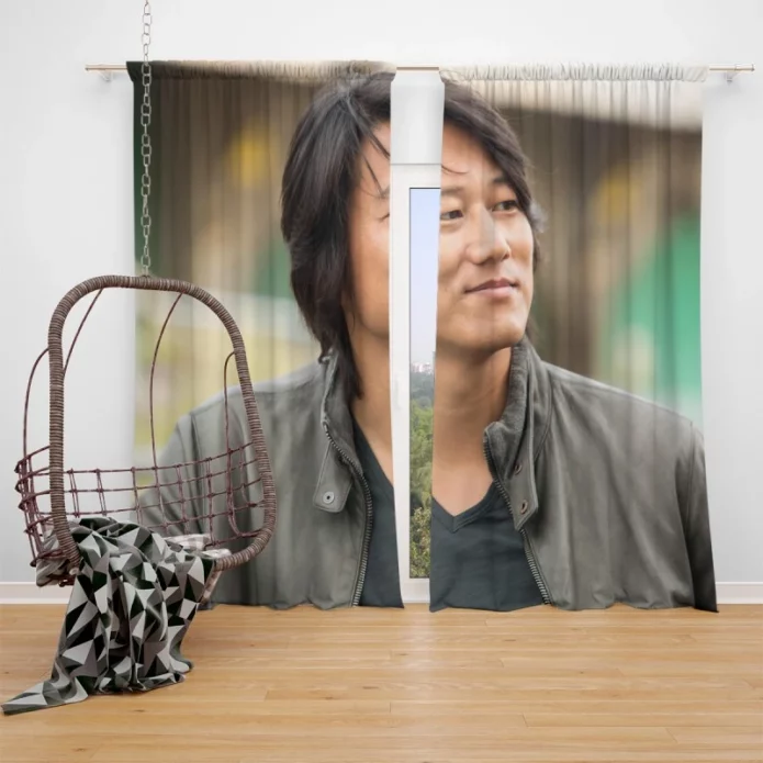 Fast & Furious 6 Movie Han Sung Kang Window Curtain