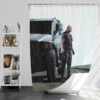 Fast & Furious 6 Movie Luke Hobbs Bath Shower Curtain