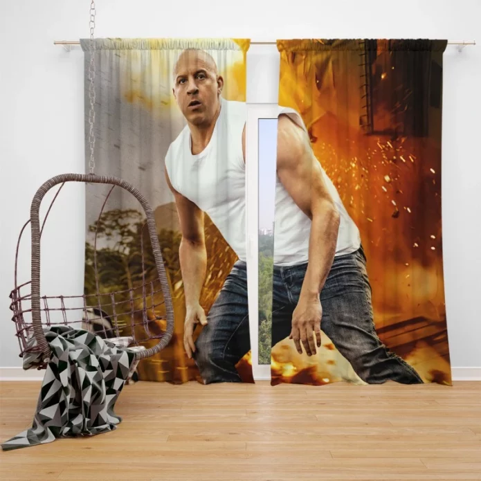 Fast & Furious 9 Movie Dominic Toretto Window Curtain