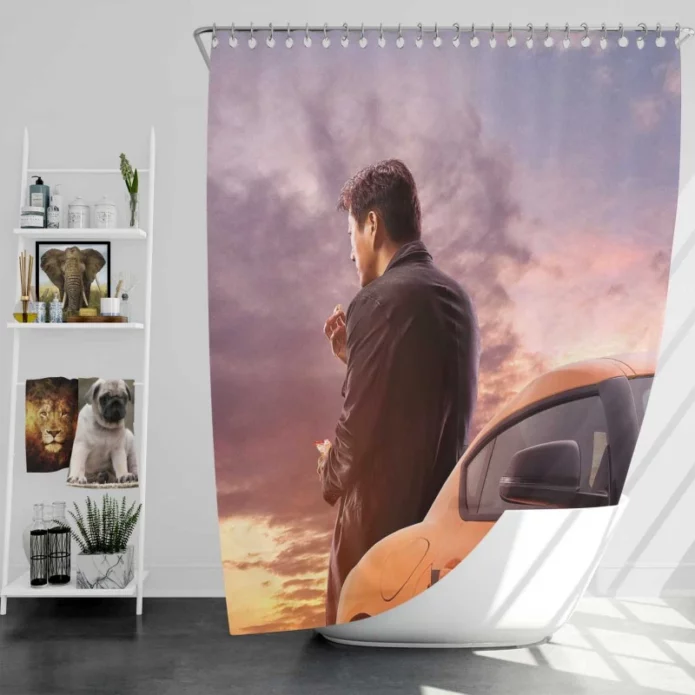 Fast & Furious 9 Movie Sung Kang Han Bath Shower Curtain