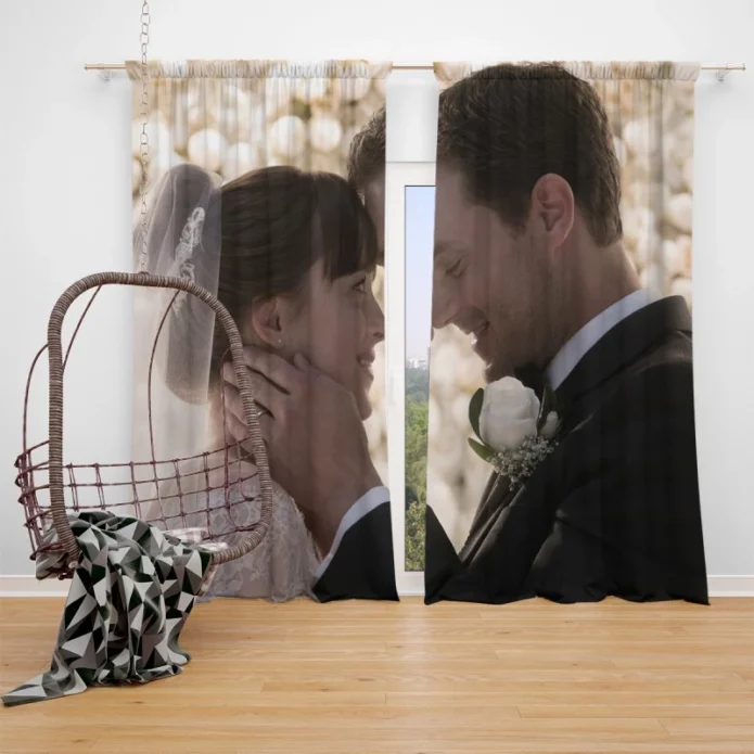 Fifty Shades Freed Movie Romantic Window Curtain