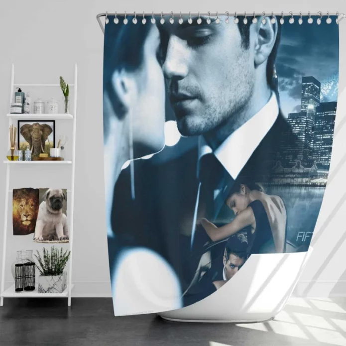 Fifty Shades of Grey Movie Dakota Johnson Jamie Dornan Bath Shower Curtain