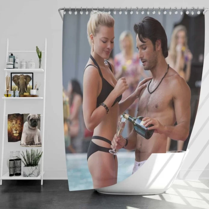 Focus Movie Bath Shower Curtain