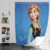 Frozen Animated Movie Anna Bath Shower Curtain