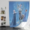 Frozen Movie Disney Elsa and Anna Bath Shower Curtain
