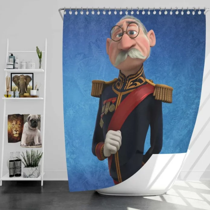 Frozen Movie Duke of Weselton Bath Shower Curtain